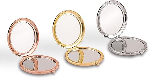 Miniatura 5 de WEDDINGSTAR Espejo compacto personalizado grabado personalizado, oro rosa, corazón dulce