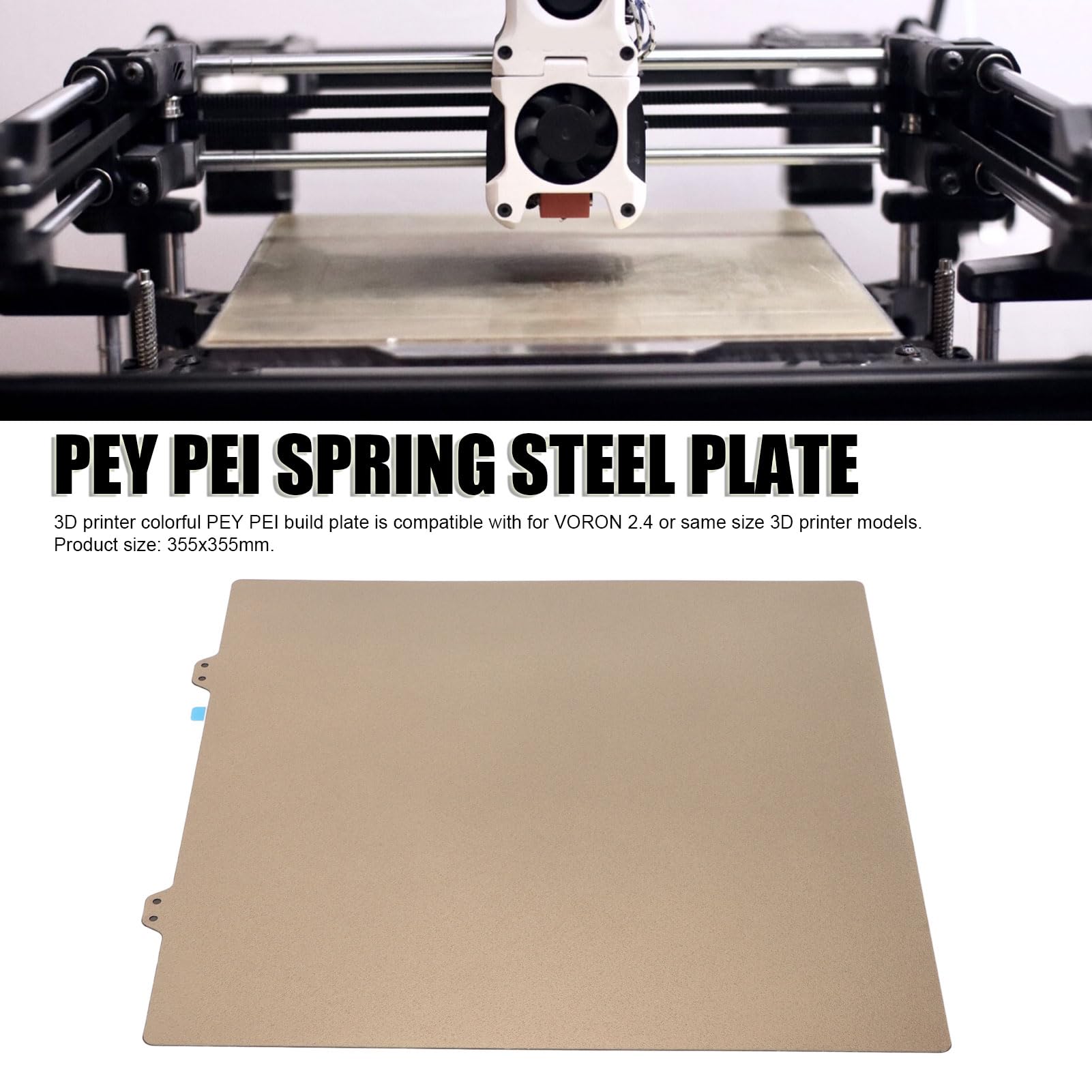 Cocoarm Kolorowy PEY PEI Build Plate 355x355mm (355mm Color Printed Film