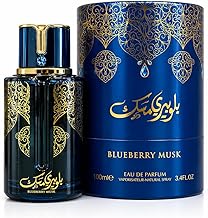 9 O'CLOCK BlueBerry Musk Unisex Perfume, Long Lasting Cologne for Men and Women 3.4 Fl. Oz. Eau de Parfum Natural Spray