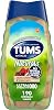 TUMS Naturals Ultra Strength Antacid Chews for Heartburn Relief, Great for a Summer BBQ - Black Cherry & Watermelon - 190 Count