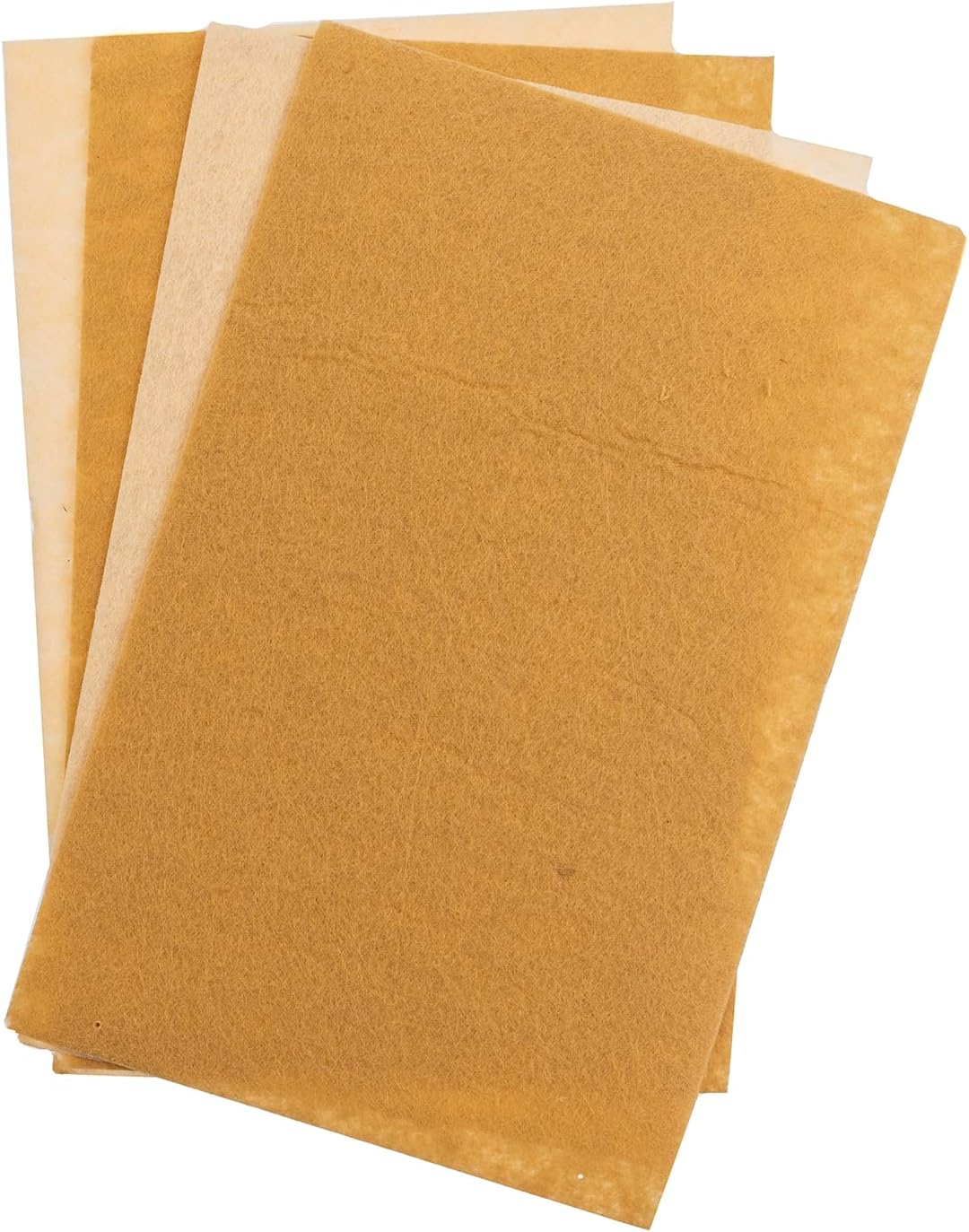 John Bead GoodFelt Beading Foundation 1.5mm 5x8in 4pcs Light Brown and