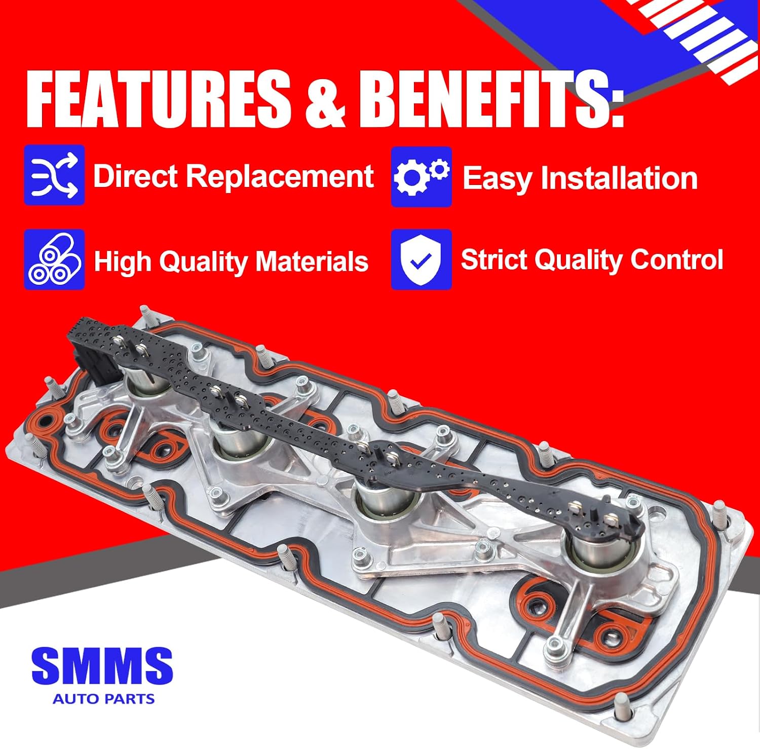 SMMS 917162 Cylinder Deactivation Solenoid Valve for Chevy Tahoe Avalanche Suburban Silverado 1500, GMC Yukon Denali Envoy Sierra 1500, Cadillac Escalade 5.3LReplaces OE: 12571609 12580901 917-162