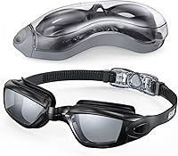 Vista 25 de Aegend Gafas de natación, gafas de natación sin fugas, protección completa para adultos, hombres, mujeres y jóvenes