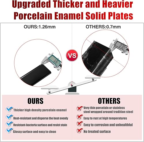Miniatura 3 de Piezas de repuesto para parrilla, barras aromatizantes, deflector de calor para Weber Genesis II Piezas de parrilla GS4 GBS 66794 Barras de sabor