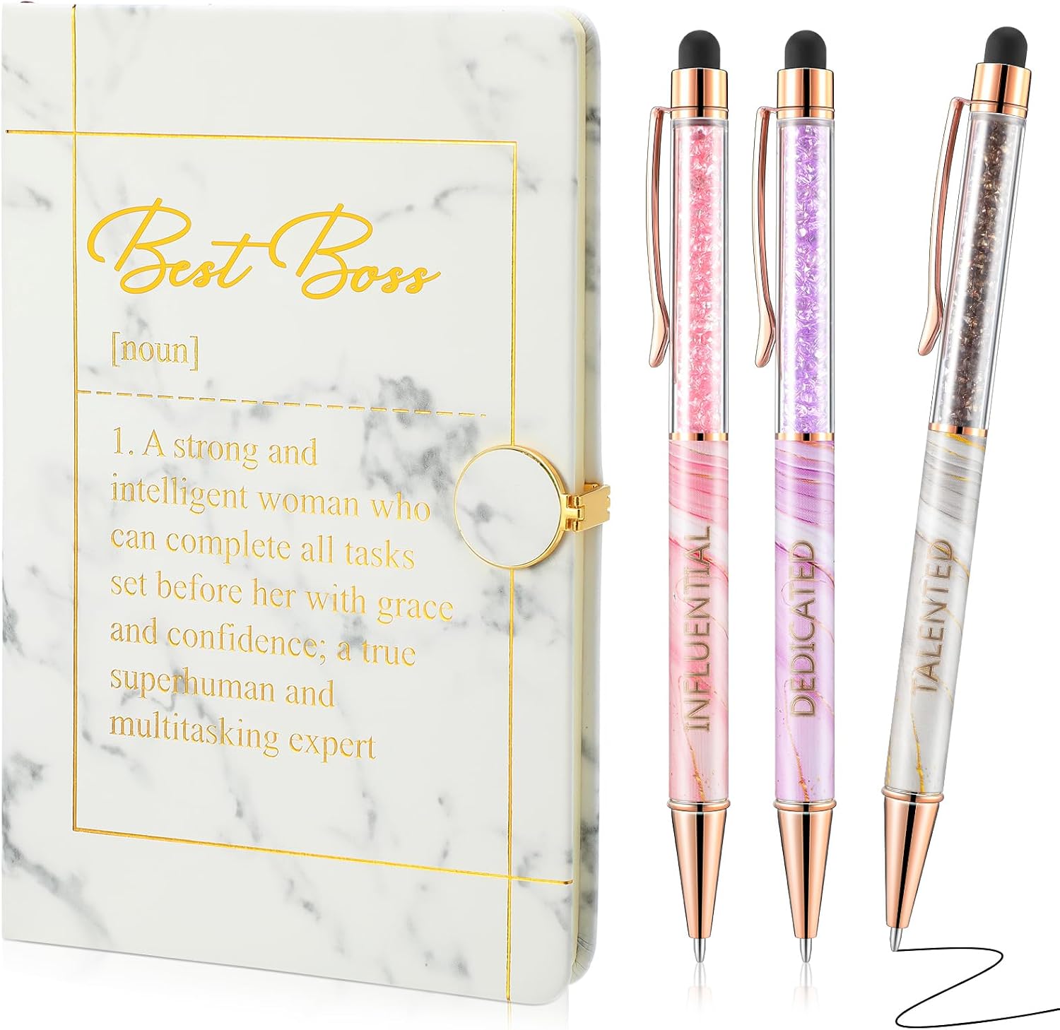 4 Pcs Boss Lady Appreciation Gift Include 1 Marble