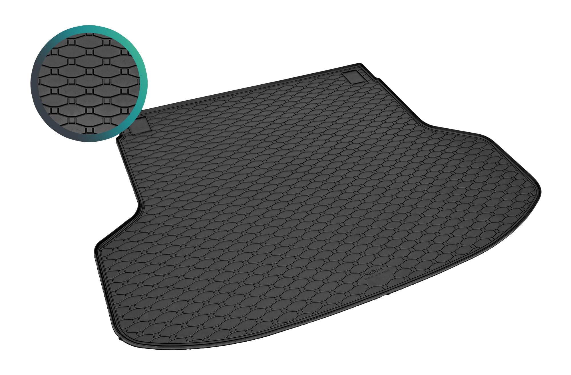 Rubber kofferbakmat | Kia | Ceed SW 18- 5d sta. | excl. Hybrid & JBL | zwart | Gledring