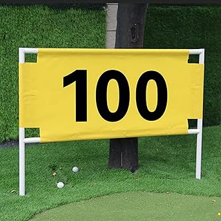 Señal de distancia de telémetros de golf, equipo digital de lona para campo de conducción, resistente al sol y a la lluvia, etiquetas de números de patio para campo de conducción y práctica de golf