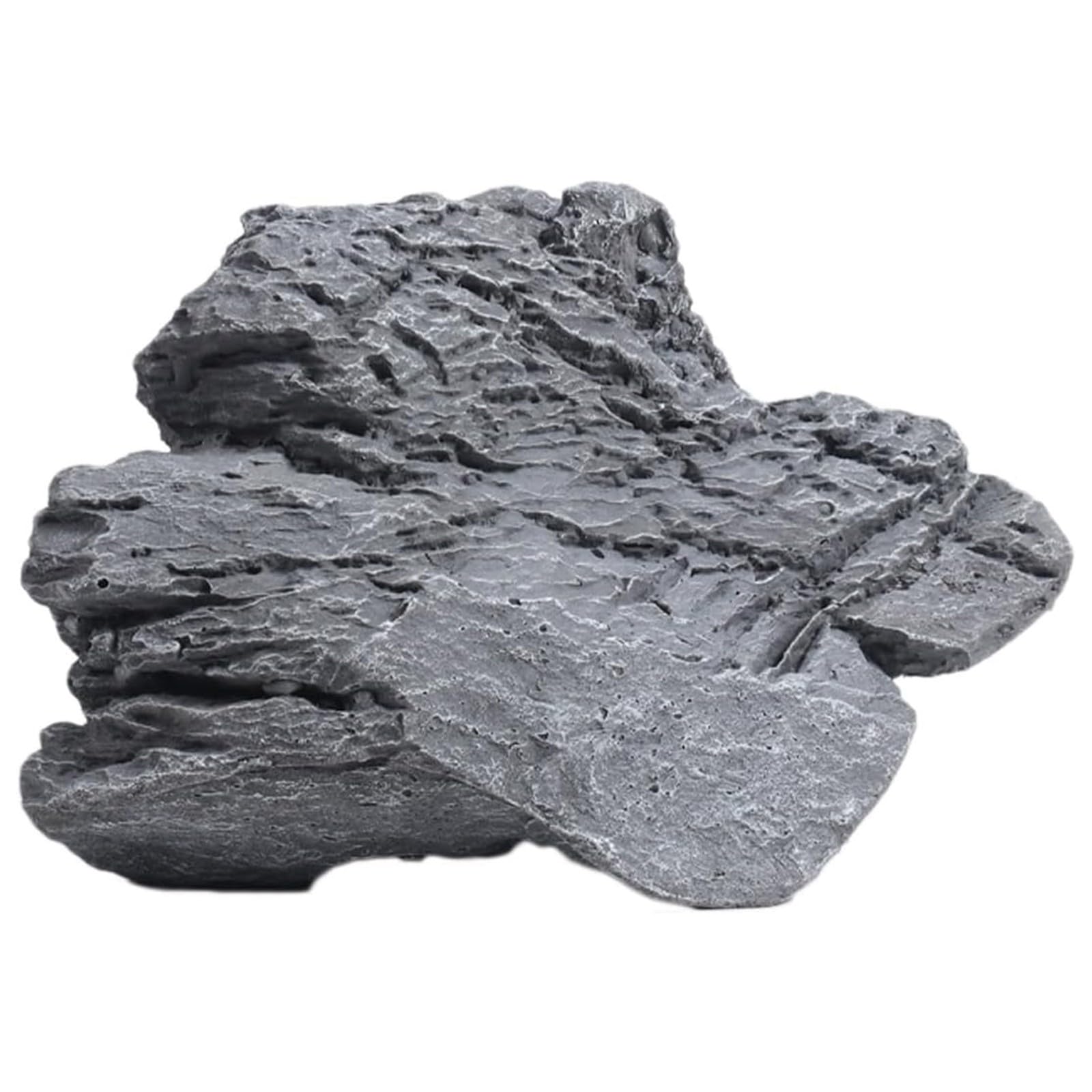Rochers paysagistes réalistes gris avec fausse mousse de jardin