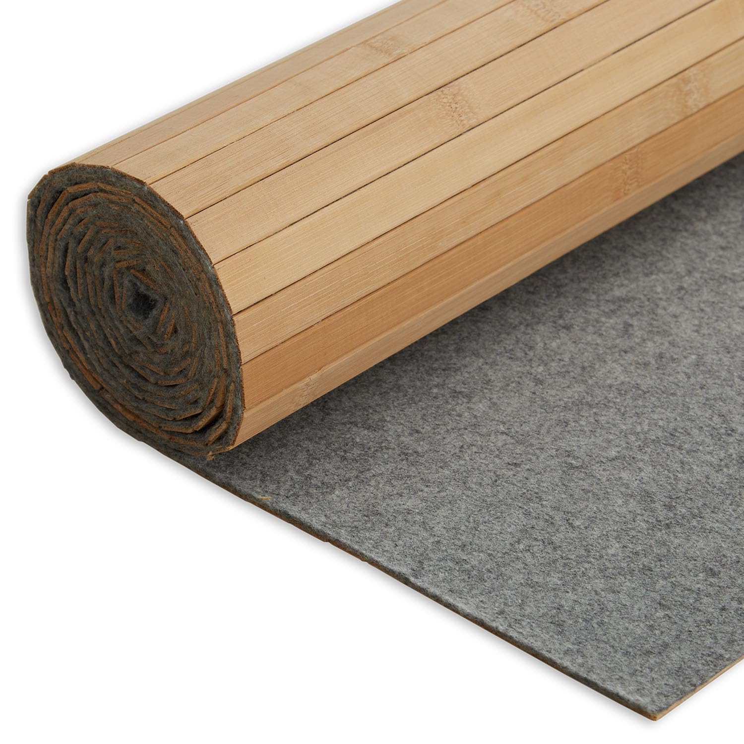 Homestyle4u 302, Séparation de pièce Bambou Marron Paravent intérieur Forme ondulée Cloison 2m de Hauteur