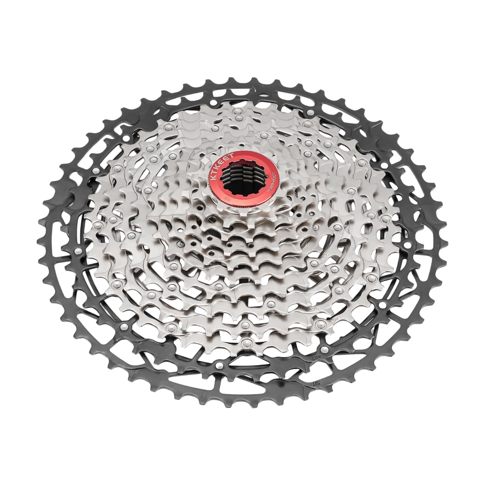 9/10/11/12/13 Speed Mountain Bike Cassette 11-40T/42T/46T/48T/50T/52T MTB Cassette 9-13 Speed HG Structure Lightweight Bicycle Cassette Compatible with Shimano Ultegra Sunrace Sram (12 Speed 11-52T)