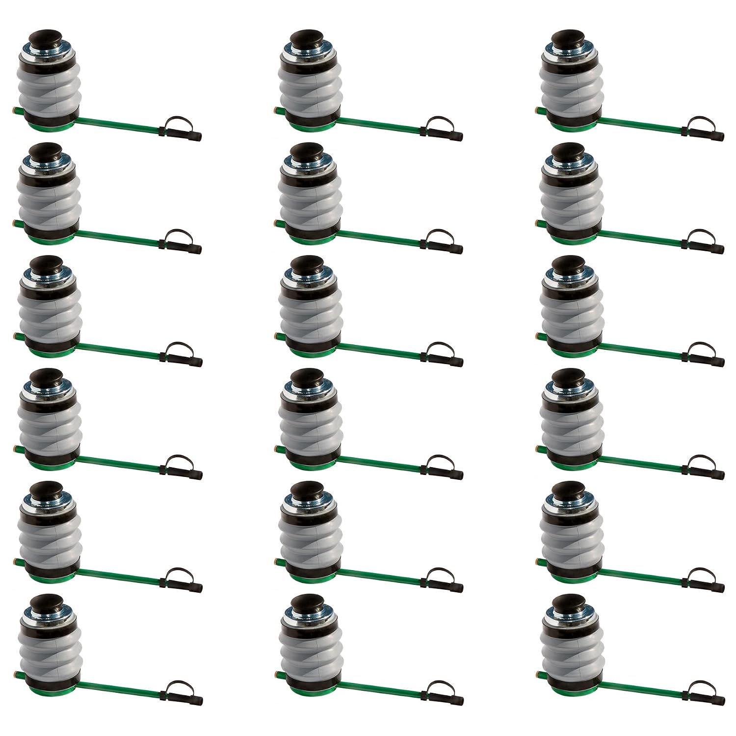 JT Eaton 530-GN Insecticidal Duster with Green Powder Coating, Holds 1.2oz Diatomaceous Earth or 5oz Boric Acid