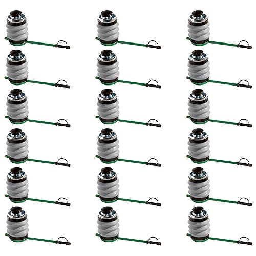 JT Eaton Plumero insecticida 530-GN con recubrimiento en polvo verde, capacidad para tierra de diatomeas de 1.2 onzas o ácido bórico de 5 onzas