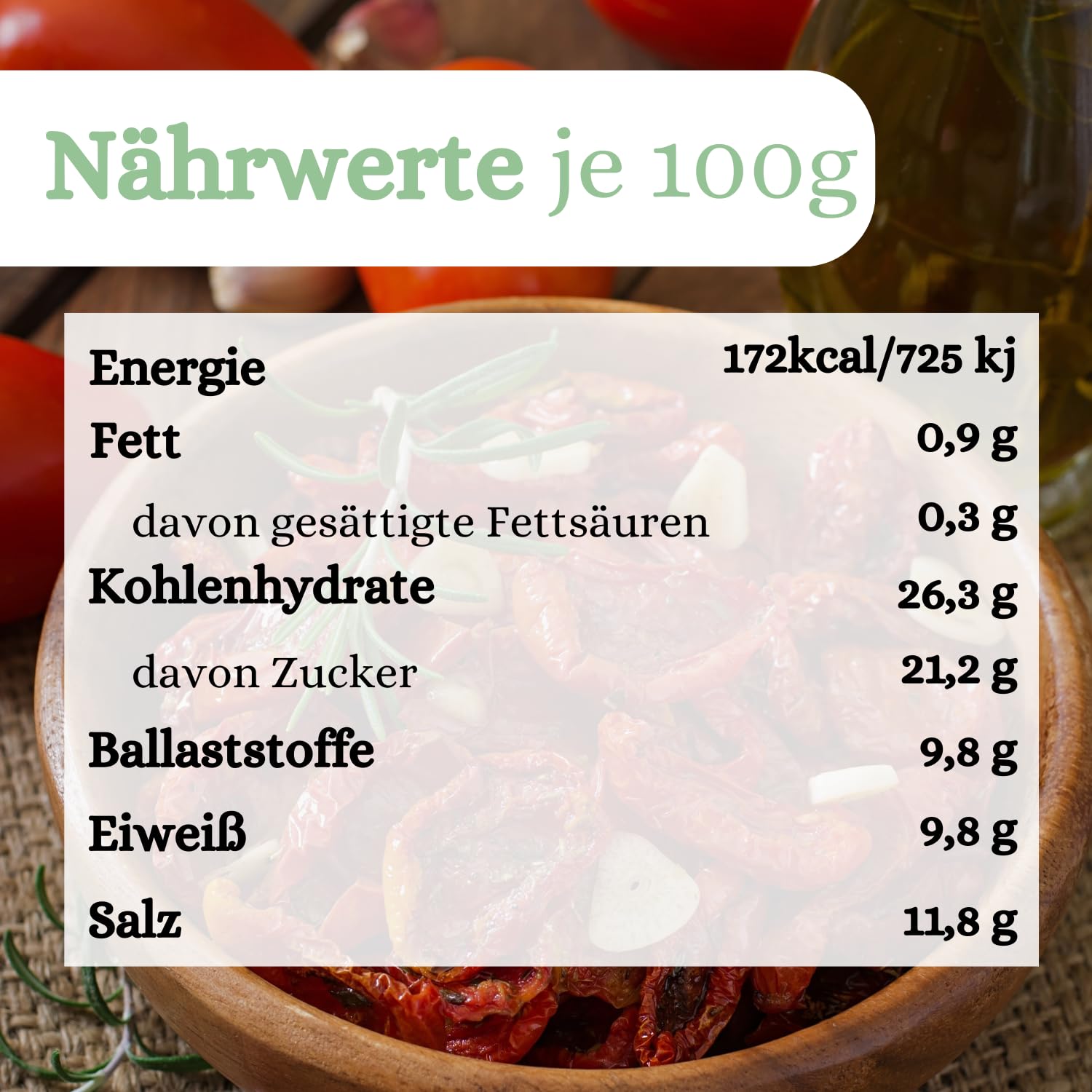 1001 Frucht getrocknete Tomaten ohne Öl 1000 g I Trockenfrüchte für Salate Nudelgerichte Aufläufe Suppen I trockene Tomaten liefern Beta Carotin I Tomaten getrocknet in Premium Qualität 1 kg
