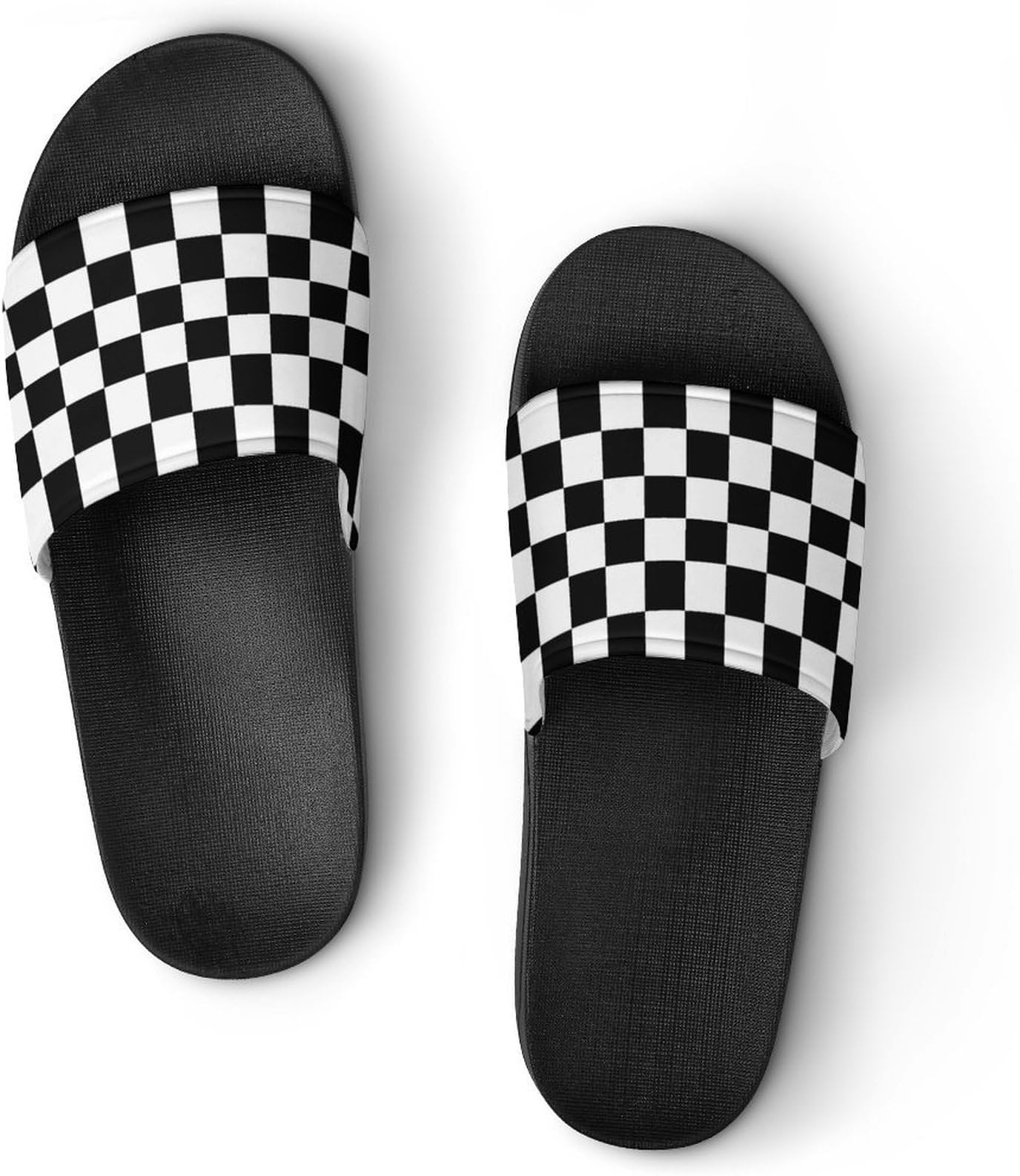 Womens Slide Sandals Non Slip Summer House Slippers for Girls Slip-on Flip Flops