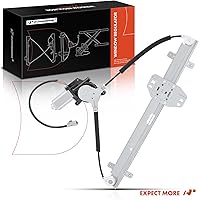 Vista 9 de Regulador de ventana eléctrica con motor A-Premium compatible con Honda Pilot 2003-2008 lado trasero del pasajero derecho