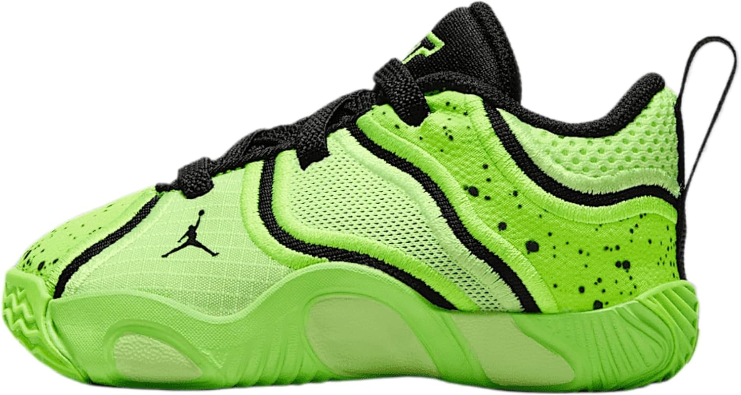 Tatum 3 Baby/Toddler Shoes (HV5896-300, Ghost Green/Electric Green/Black/Black) Size 4