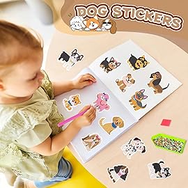 Labeol Diamond Art Kits for Kids Boys and Girls Ages 6-8-10-12 Easy to DIY Creative Diamond Art Sticker Craft by Numbers Kits for Kids and Adult Beginners (Puppy)