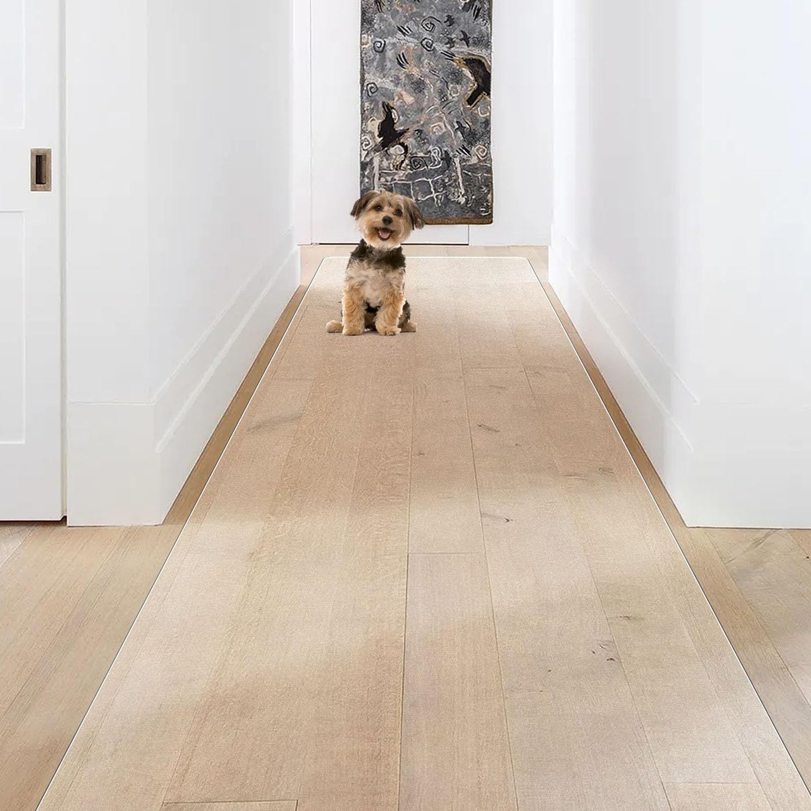 Alfombrilla de protección de suelo duro de 1,5 mm de grosor para silla de oficina para suelos laminados de parquet, protector de suelo de polipropileno (80 x 150 cm)