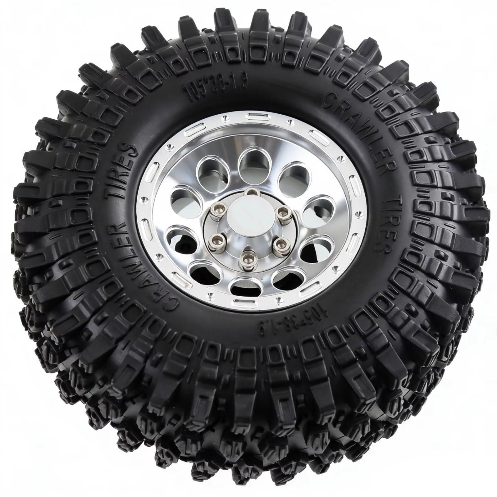 RC Pneumatici Ruote Per Traxxas Per TRX4 Per Axial Per SCX10 II III Per Redcat Gen8 Gen7 1/10 1.9 Ruote Pneumatici Beadlock 108mm 12mm Hex Crawler Aggiornamenti