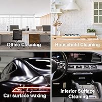 Vista 6 de Sukh Paquete de 12 almohadillas aplicadoras de espuma de microfibra, almohadilla aplicadora de cera para detallar, esponjas de pulido redondas