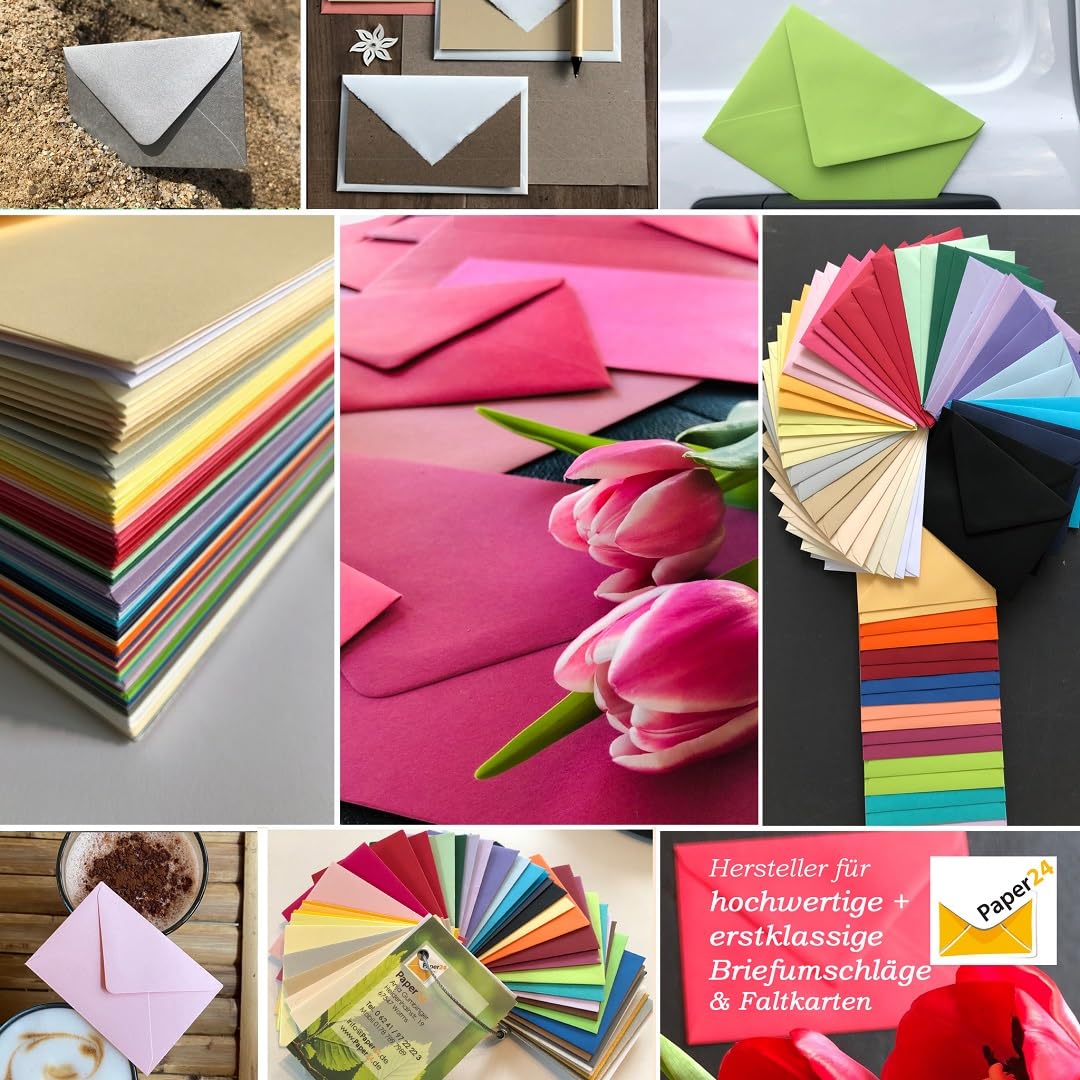 500 sobres DIN C5 – (162 x 229 mm), papel de 120 g, para ocasiones especiales, color blanco
