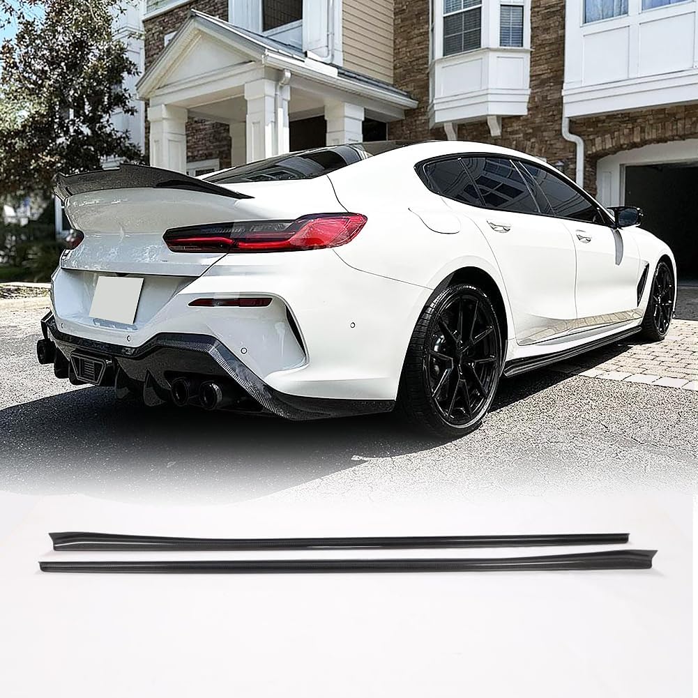 G16 Carbon Fiber Side Skirts for BMW 8 Series G16 F93 M8 M850i M840i 4 Door 2019-2025 Car Side Skirt Extension Rocker Panel Factory Outlet