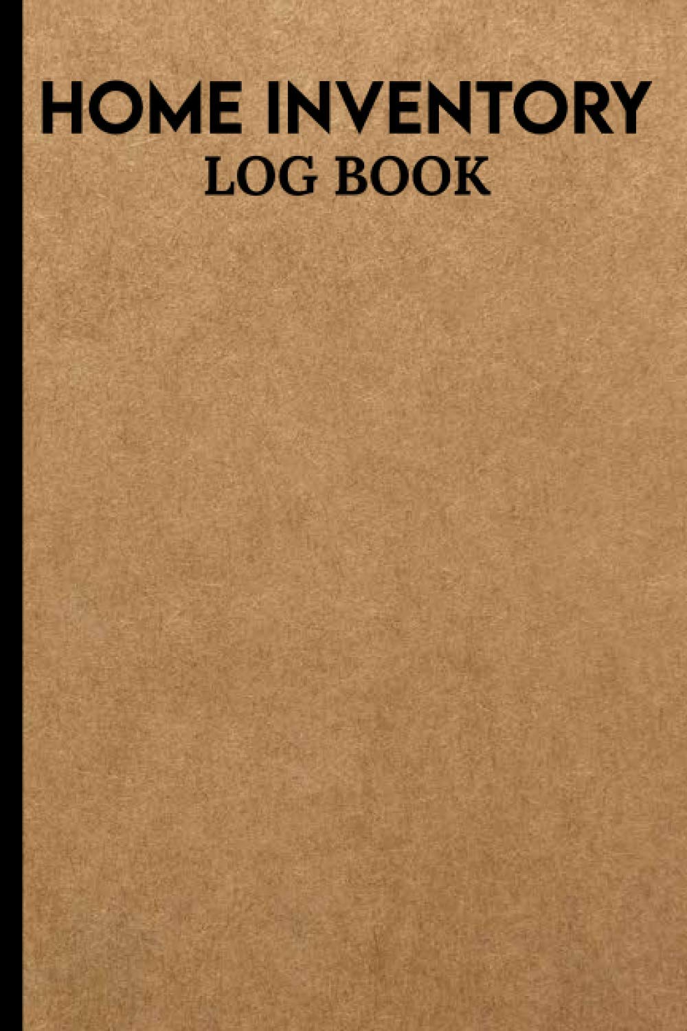 Home Inventory Log Book Home Inventory Record Book & Household Organizer/Journal for Products