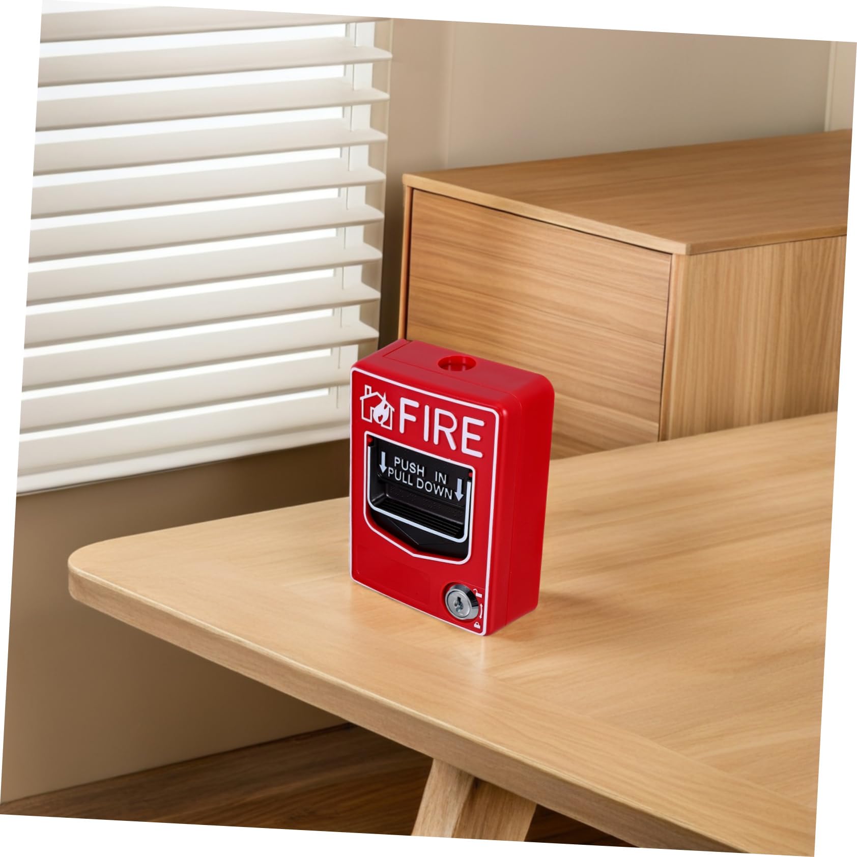 Punto di Antincendio Manuale Interruttore di Allarme Facile da Usare di Reset Rapido per Emergenze con Pulsante Rosso in per Sicurezza