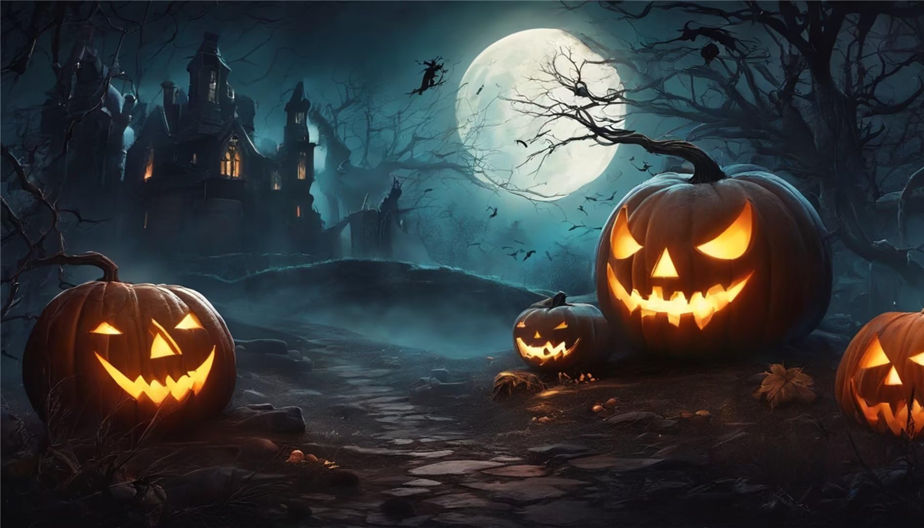 Amazon | ダイヤモンドアート キット 5D ハロウィーンダイアモンド