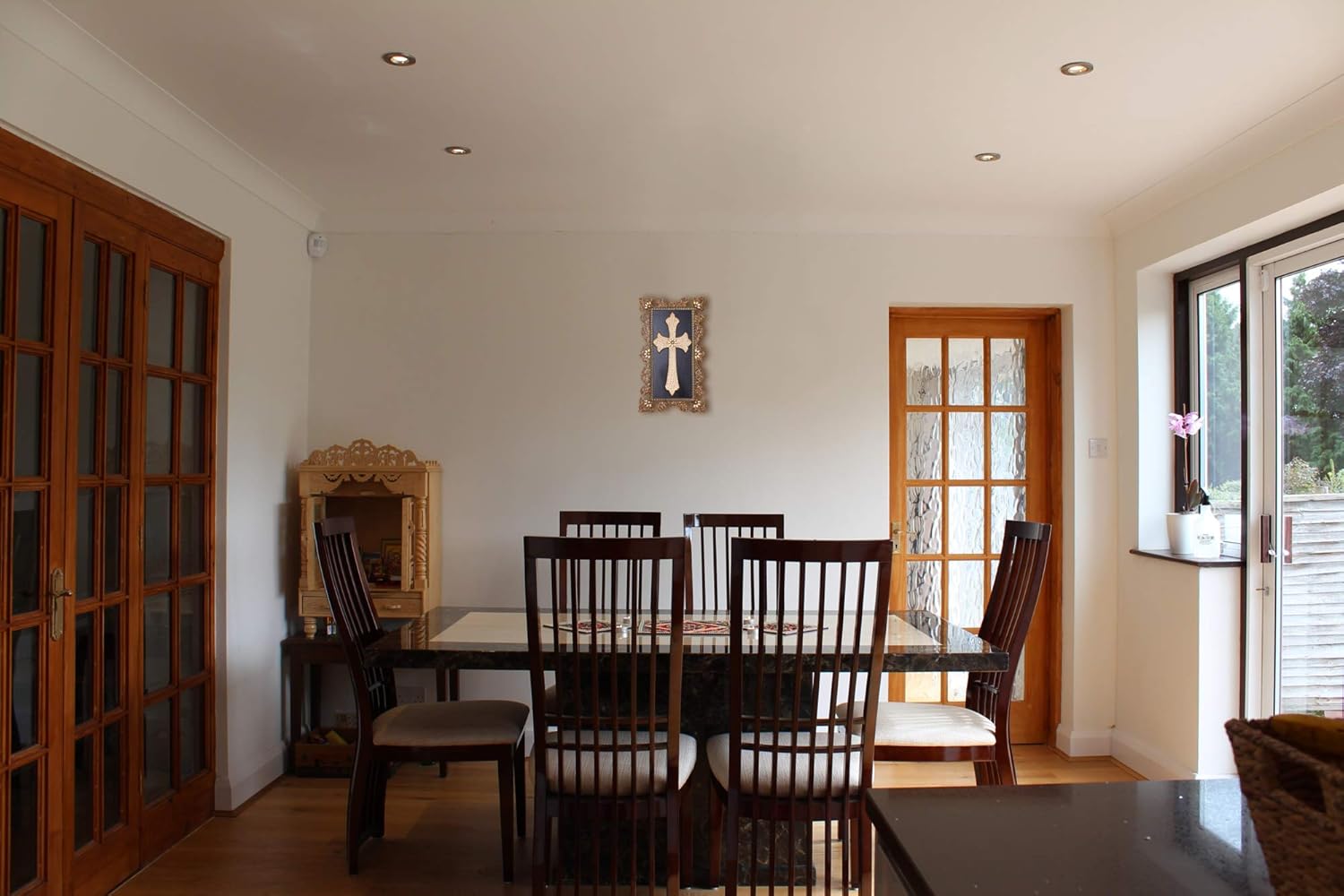 Decorative Wall Crosses for Home Decor - 100% Handcrafted Wooden Wall Cross Hanging Painting - mj27jsg70ba