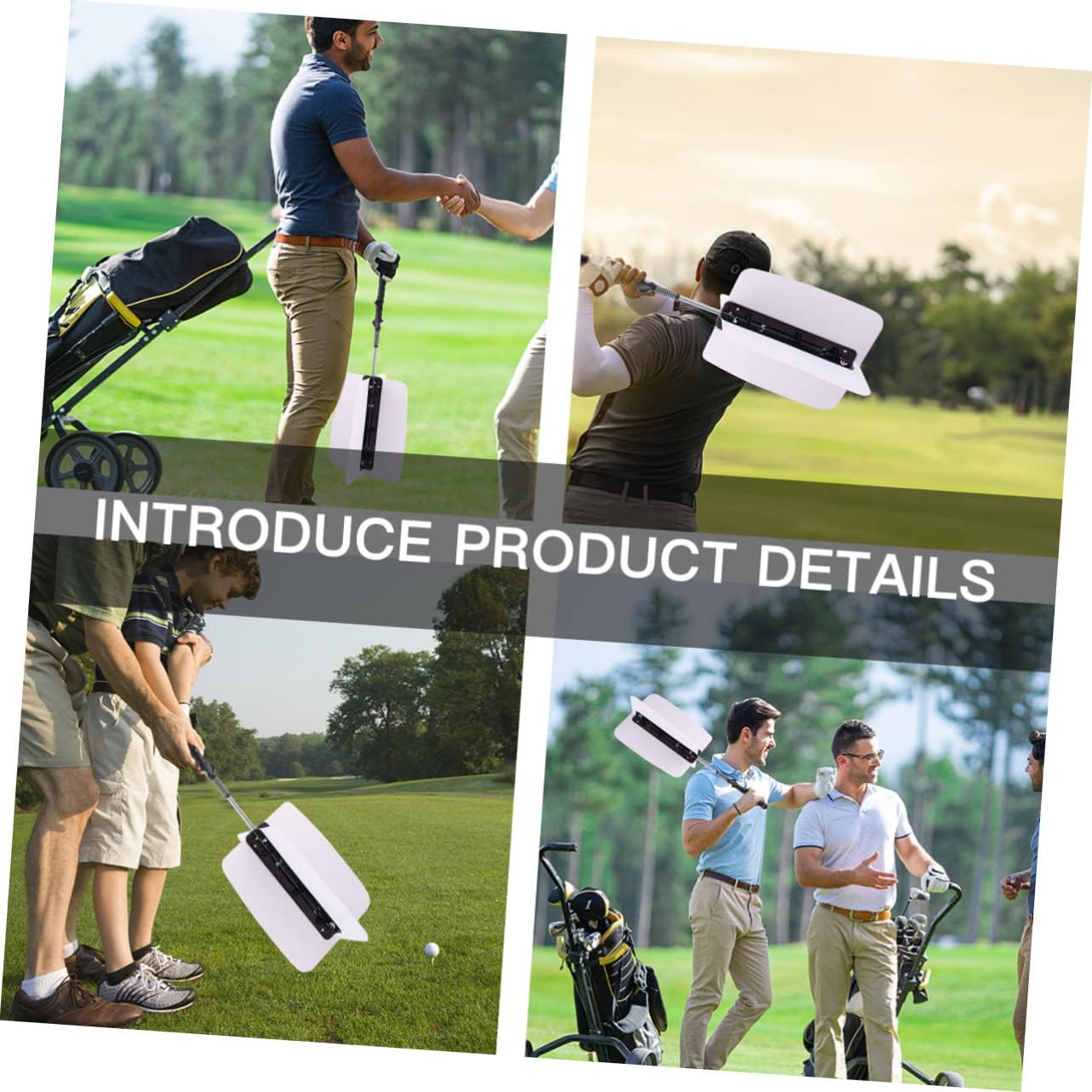 Golf Swing Practice Golf Training Device Wind Trainer Practice Aid Easy Assembly