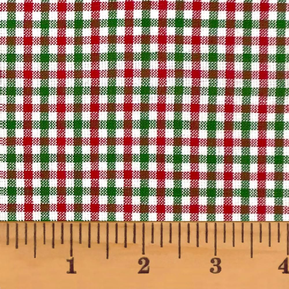 Merry & Bright 3 Plaid 100% Cotton Homespun Fabric by JCS - Sold by The Yard