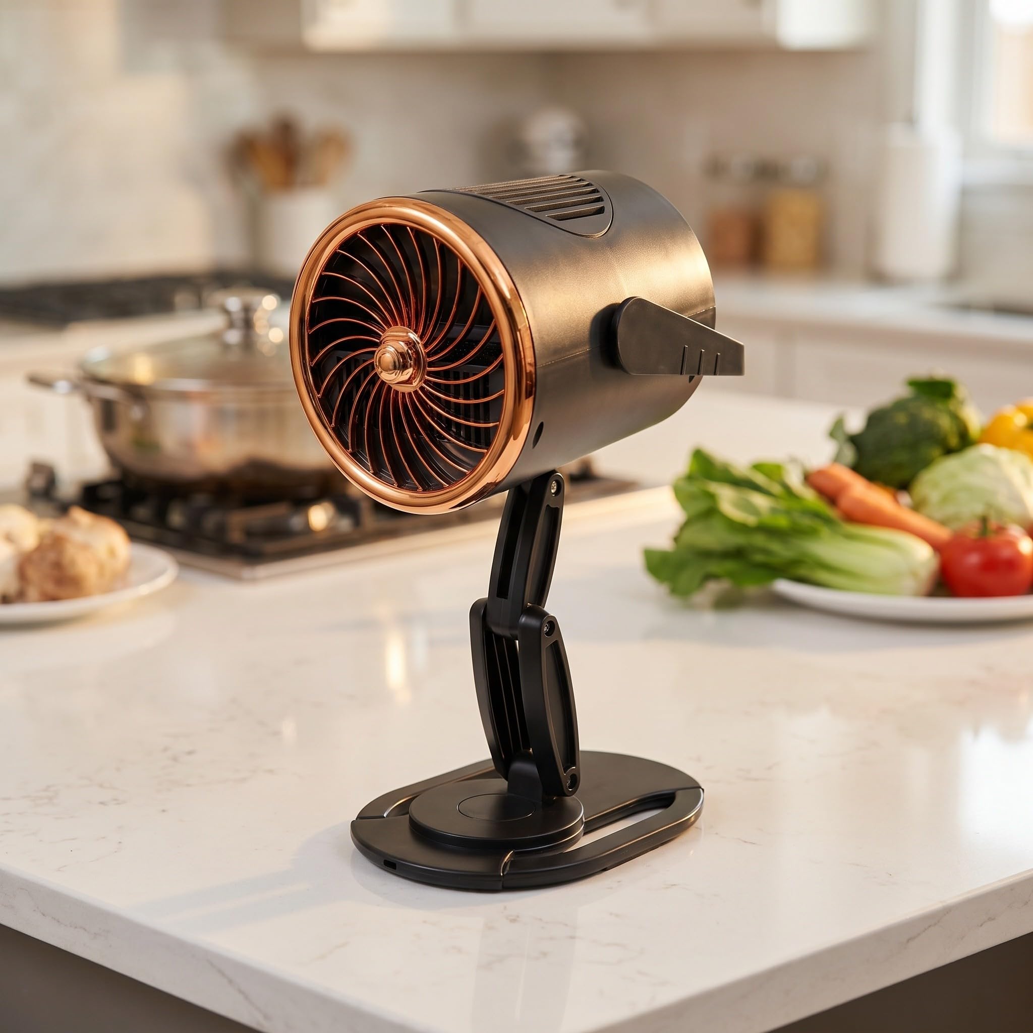 Zerodeko Hotte aspirante portable, extracteur de fumée de table pour