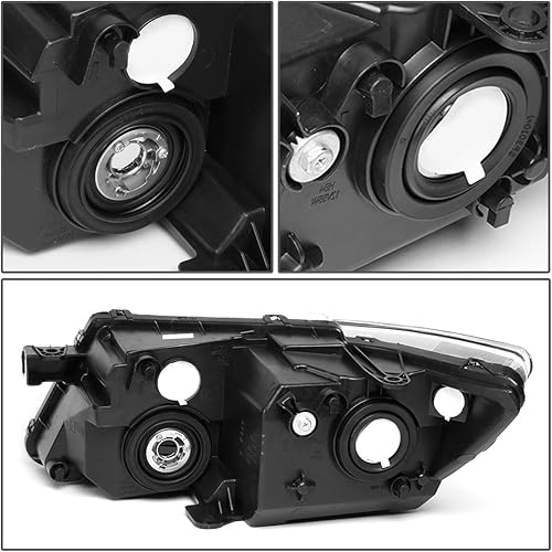 Miniatura 4 de DNA Motoring OEM-HL-0109-R Black Housing Factory Style Passenger Side Headlight Replacement For 09-20 Journey