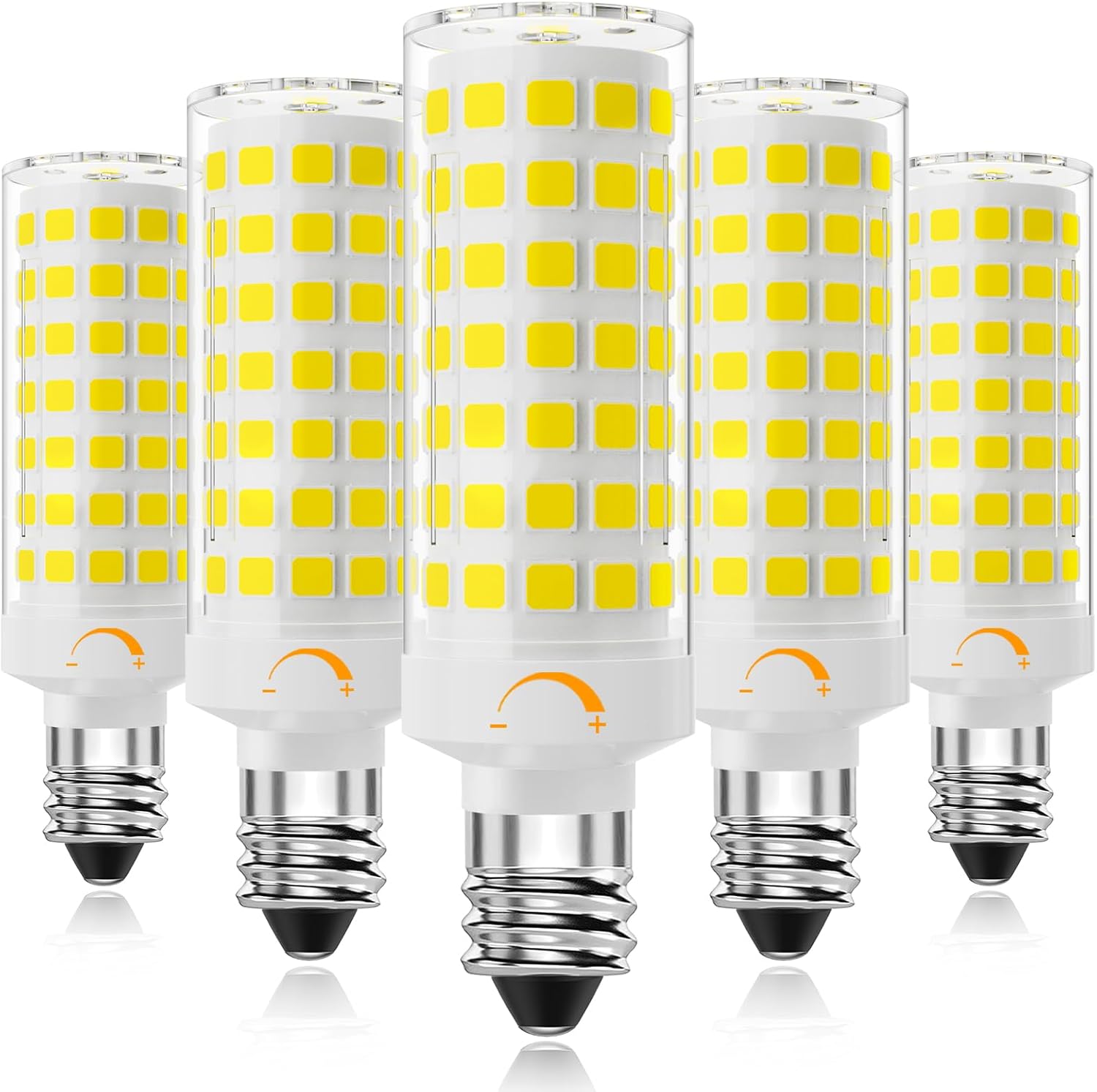 E11 LED Light Bulb 7W Dimmable, JDE11 120V 75W Halogen Equivalent, E11