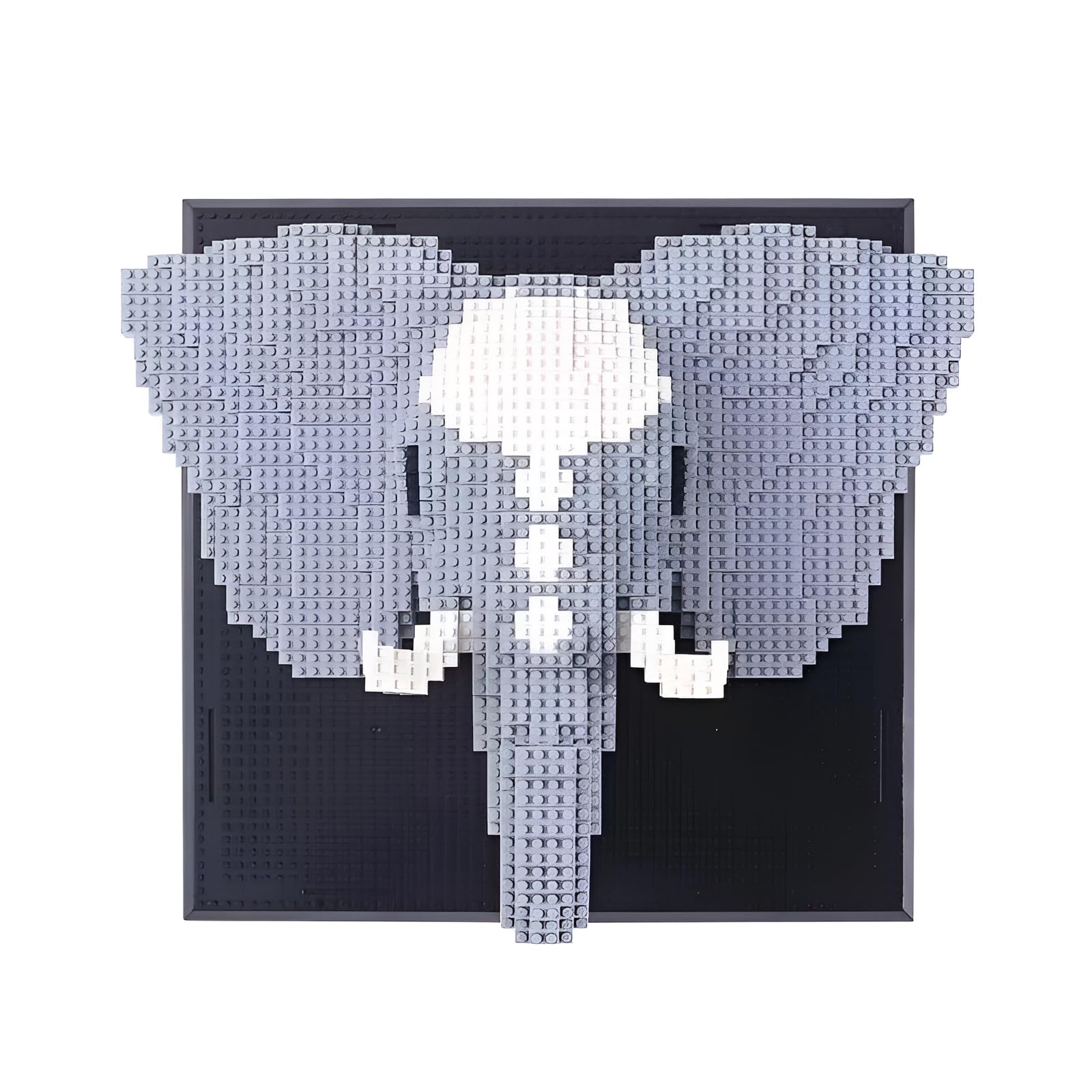 Elephant Building Blocks Set, Wall Art Animals Building Kit - Image 4
