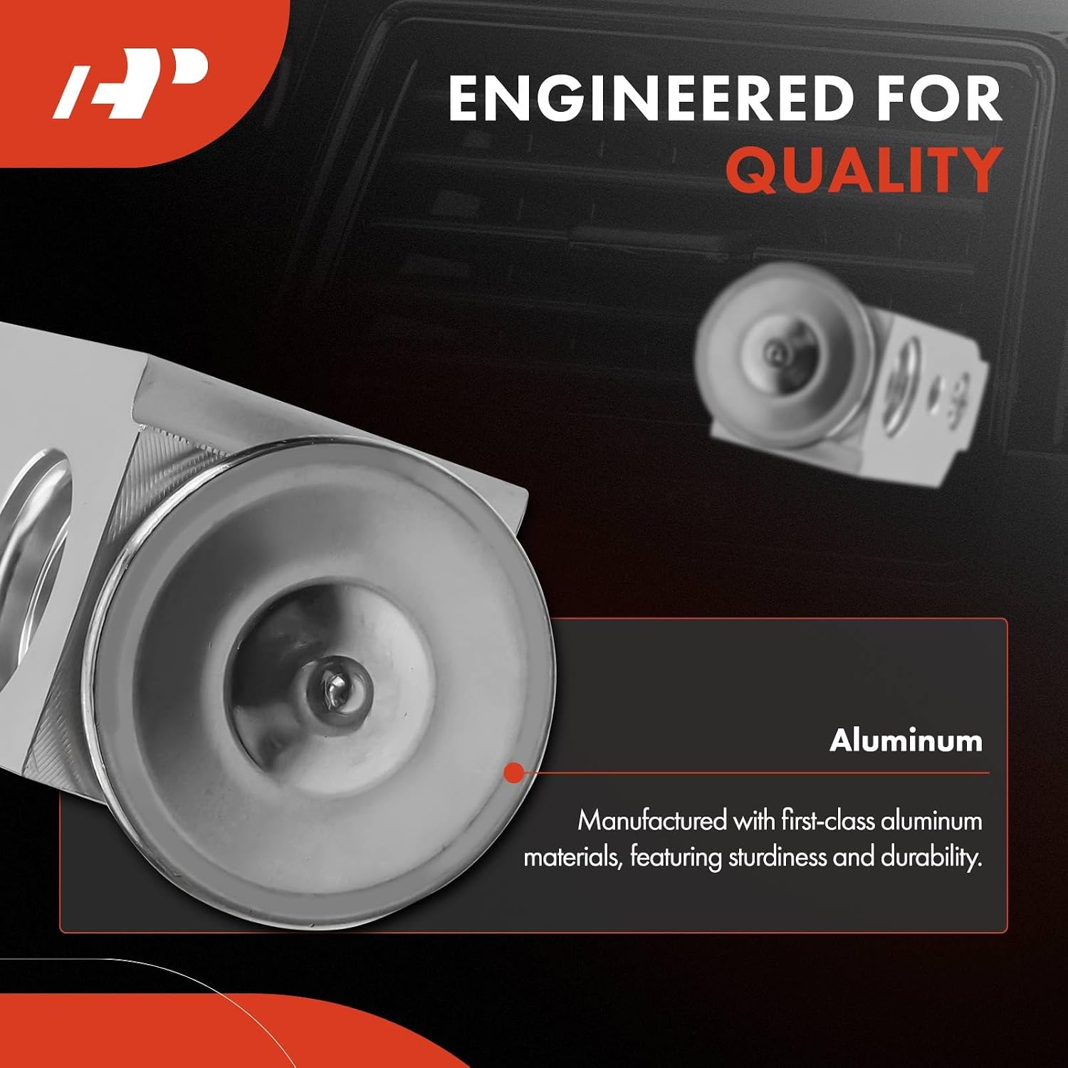 A-Premium AC Expansion Valve Compatible with Hyundai Accent/Veloster 2012 & Kia Forte/Forte Koup/Forte5 2013, Rio 2010-2013, Rio5 2010-2011