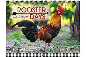 Small World Farms: 2025 Rooster Days Wall Calendar for Chicken Enthusiasts