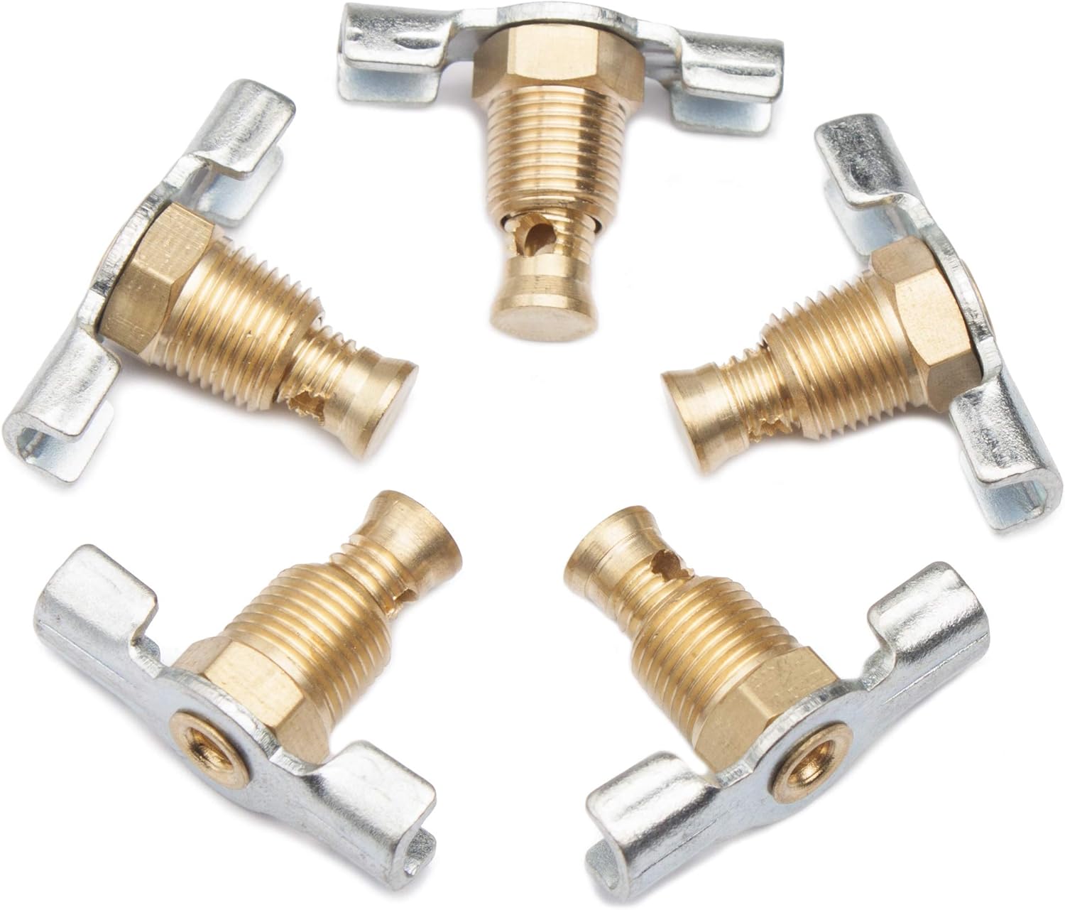 LTWFITTING New Brass Drain Cock 1/8 NPT Air Ride Suspension (Pack of 5)