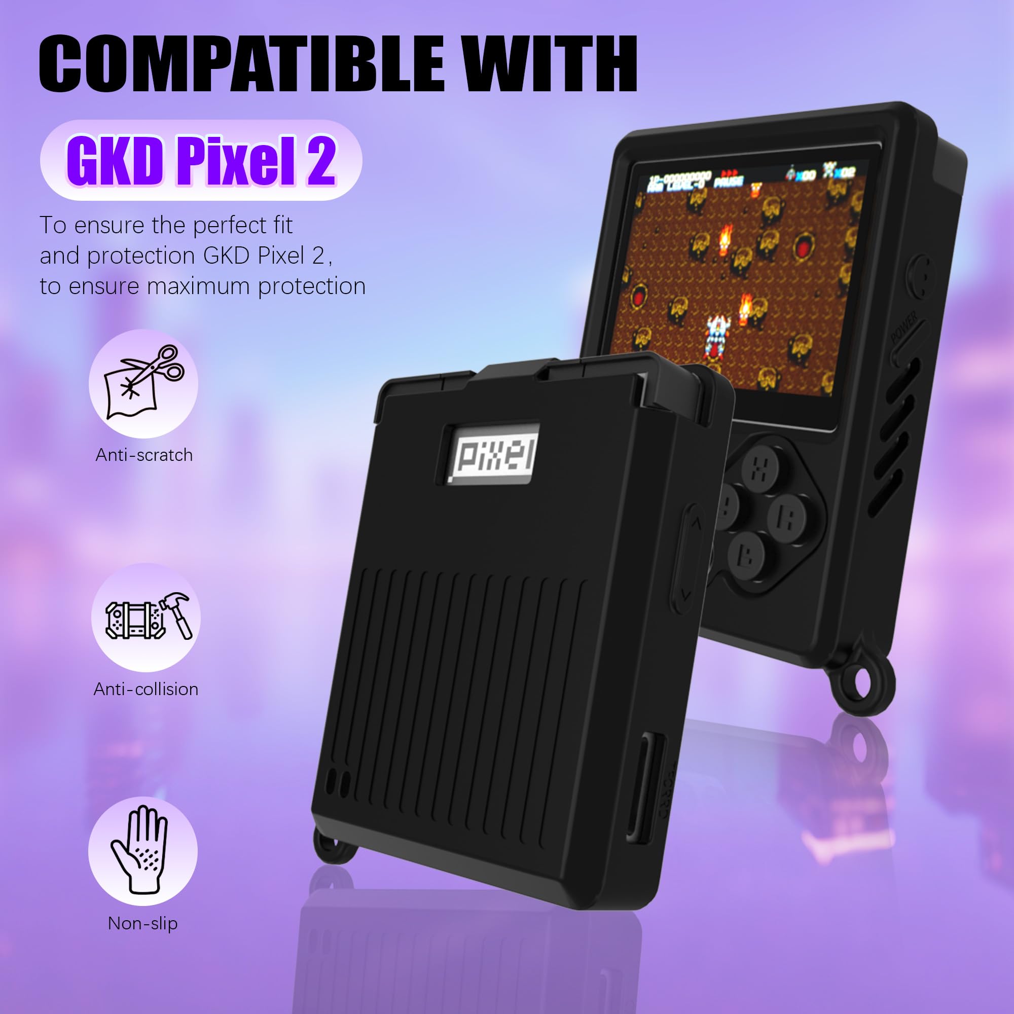 GKD PIXEL2 パープル＋専用カバー&ケース case-purple.png