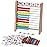 Cltoyvers Wooden Abacus for Kids - 100 Counting Sticks and Number Toys Cards 1-100, Educational Math Games for Preschool and Elementary School 1st 2nd Grade