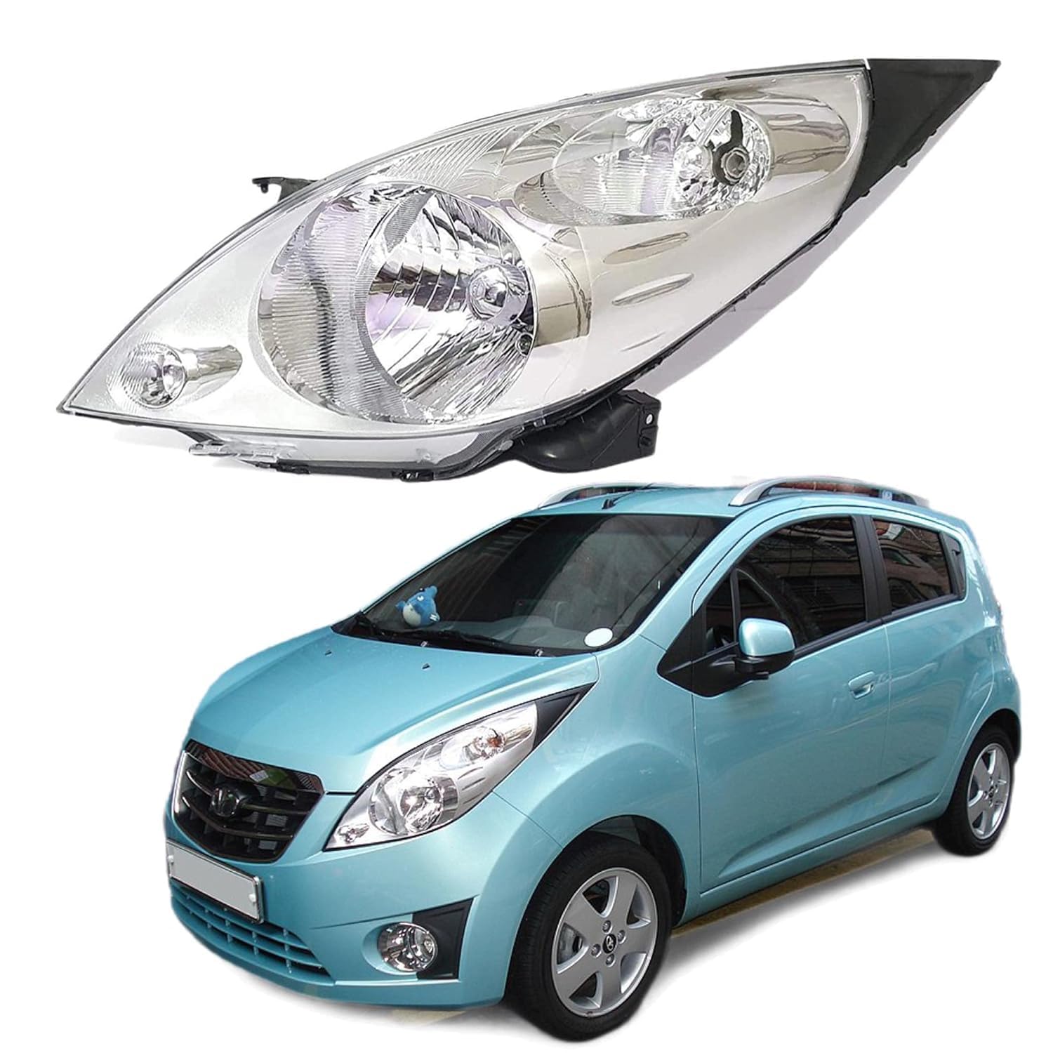 Headlight for Chevr-olet Be-at (Left/Passenger Side) 2010-2014 Type 1 (Without Adjustable Motor)