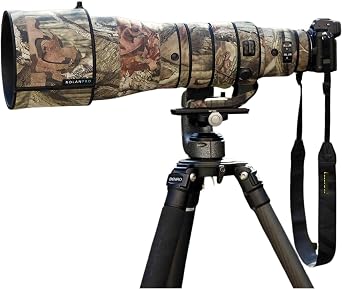 ROLANPRO Waterproof Camo Lens Cover for Nikon NIKKOR Z 600mm f/4 TC VR S Super-Telephoto Lens Rain Cover Z600F4 Lens Protection Sleeve Case-#1 Brown Jungle Waterproof