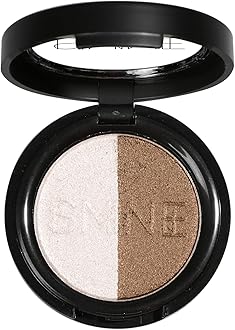 IS'MINE Single Duo Shimmer Brown Eyeshadow, Dual Color, Longwear, White Eye Makeup for Day & Night