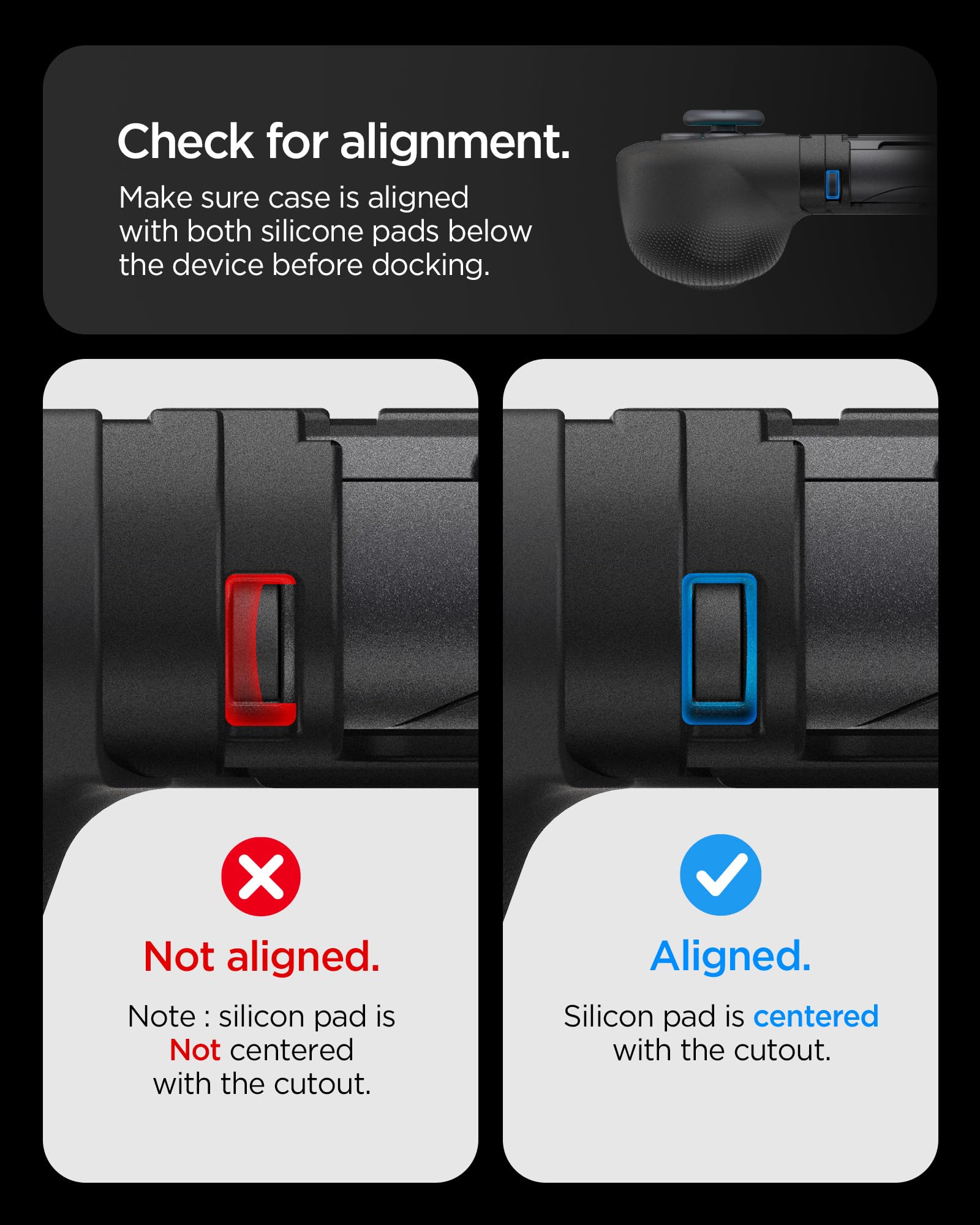 Spigen Custodia Dual Grip Compatibile con Nintendo Switch 2 2025 - Nero