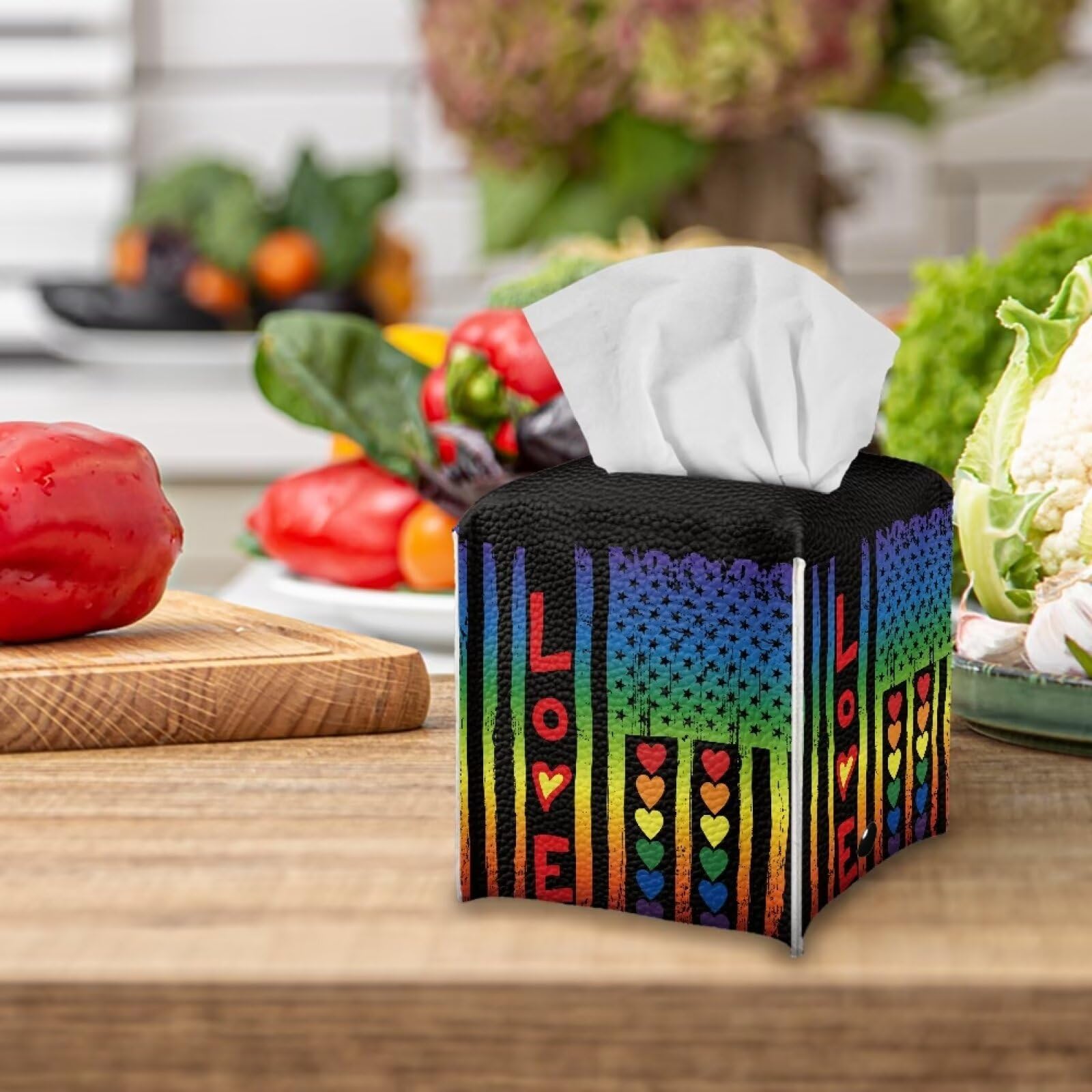Amazon｜Zanxiantu ハートラブティッシュボックスカバー LGBT 