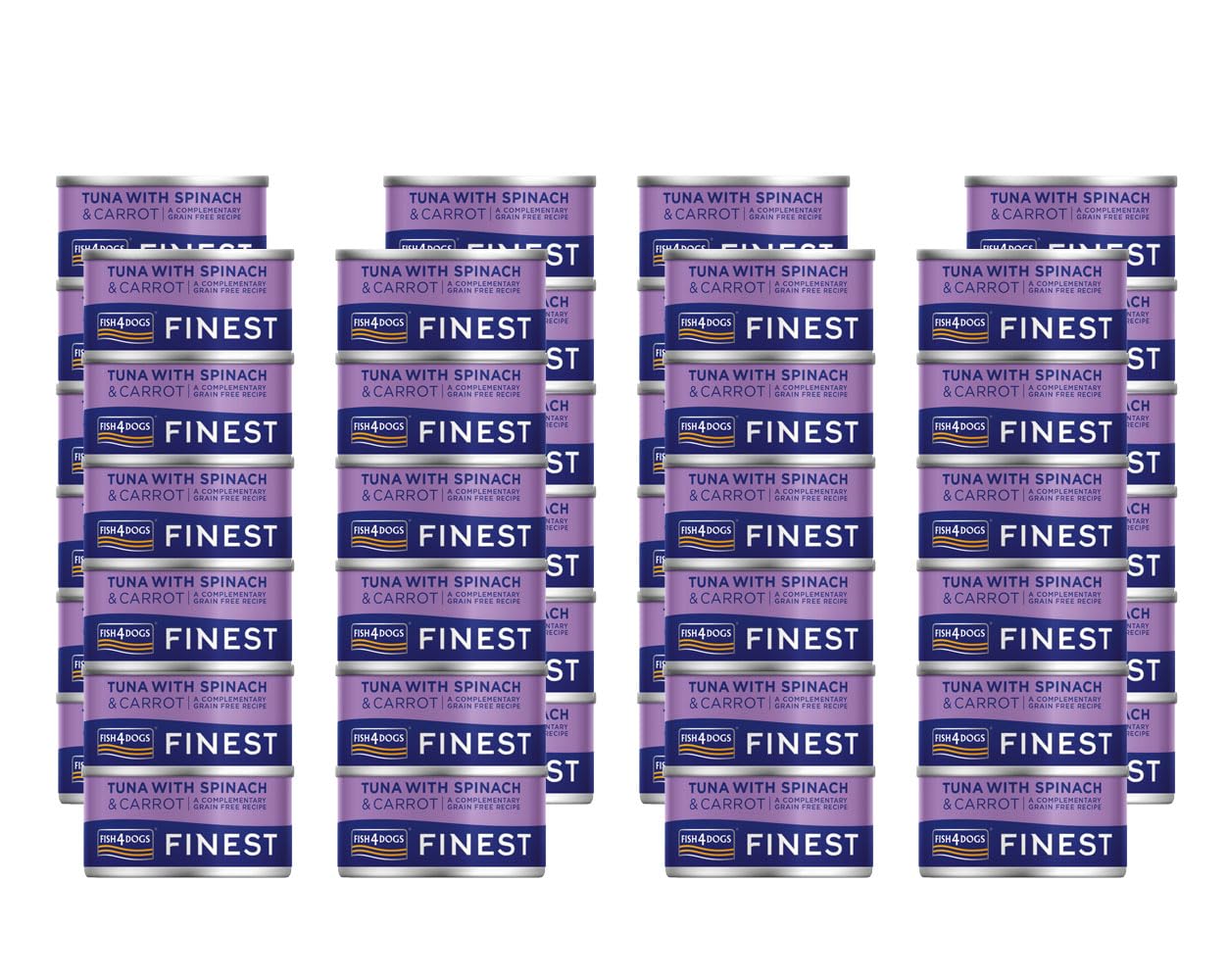 Fish4Dogs Finest Tuna with Carrot & Spinach 85g x 48 — image 1