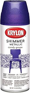 Krylon K03928000 Candy Grape Shimmer Metallic Paint, 11.5 ounces