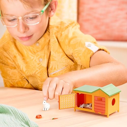 Miniatura 2 de Terra by Battat Conejera de conejitos - Juego de figuras de animales de conejo para niños de 3 años en adelante 5 unidades