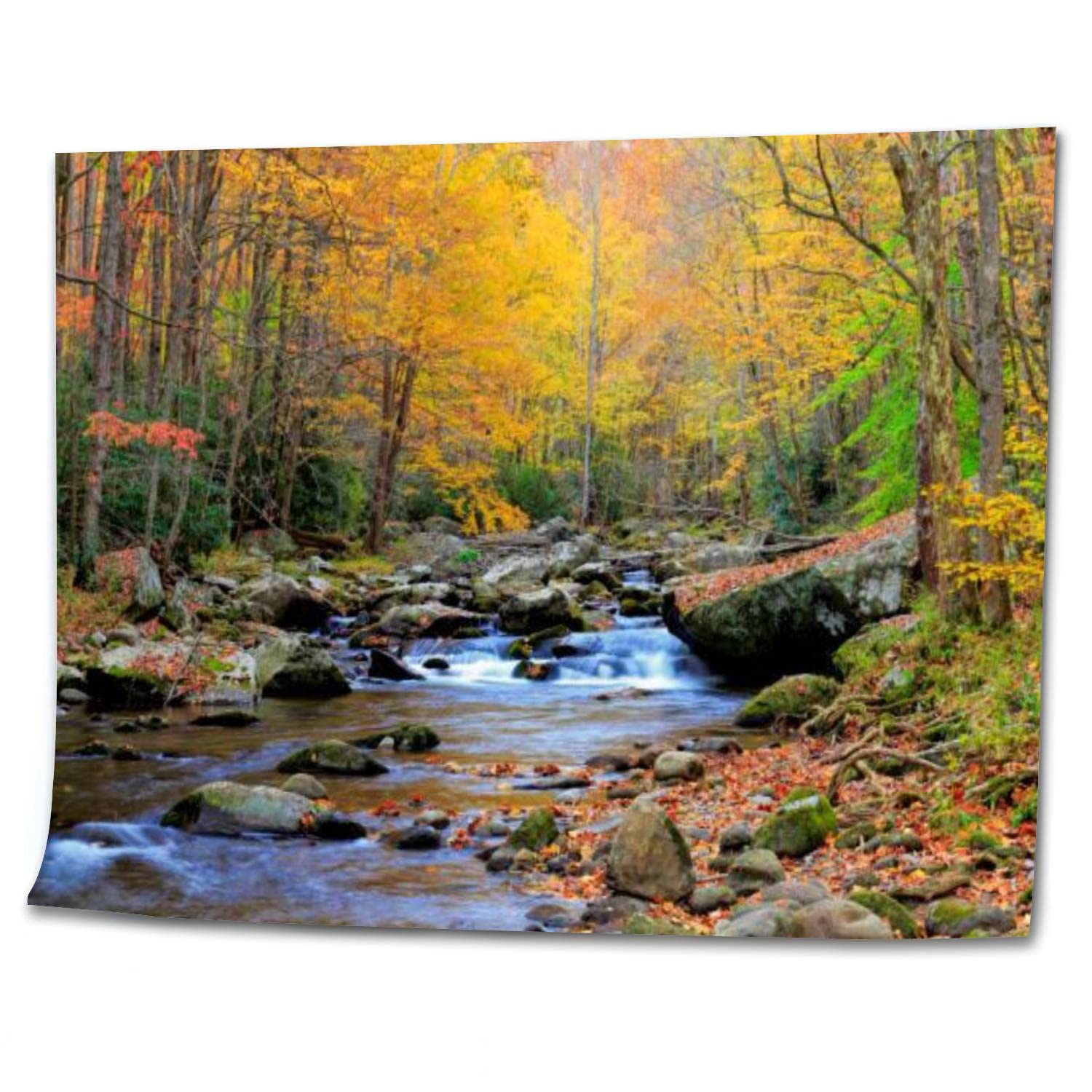 Diy Paint By Numbers Little River Great Smoky Mountains National